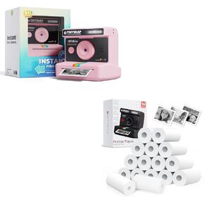 Instant Print Camera*1& 16 Rolls Refill Print Paper *1