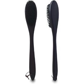 Mahogany Clothes Brush – Premium Wooden Garment and Hat Brush with Natural Bristles for Gentle Fabric Care, Dust Removal – Ideal Clothes Brush and Hat Brush for Suits, Coats, and Delicate Fabrics