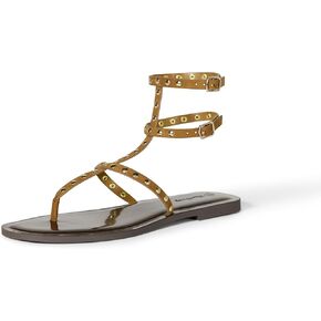 The Drop Women's Casper Gladiator Thong Ankle Sandal Strap