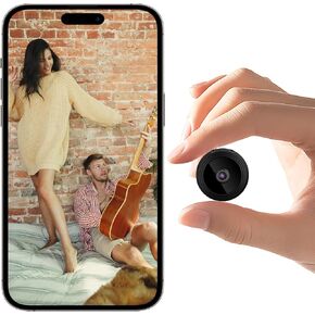Mini Hidden Camera,1080P HD Nanny Cam for Pet, Baby Security, Spy Camera with Night Vision, SD Card Storage, App Control