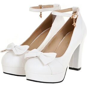 Beaupas Women's Buckle Cankle Strap CHENTY HEELS CHENTER CHENT