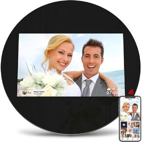 Digital Picture Frame, ThankVip 10.1 Inch WiFi Digital Photo Frame, IPS HD Display Touch Screen,32GB Storage, Slideshow, Wall Mountable, Auto-Rotate, Share Photos and Video via Uhale