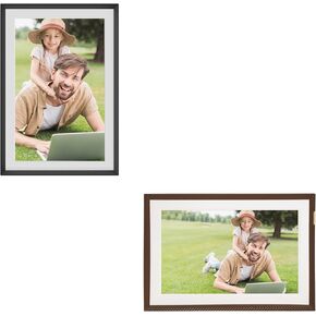 ARZOPA D10 and P101 Frameo Digital Picture Frame 10.1 Inch Smart WiFi Digital Photo Frame 32GB with 1280x800 IPS Touch Screen, Auto-Rotate and Slideshow, Easy Setup