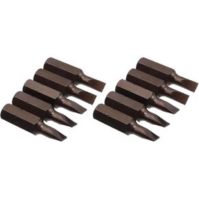 Magnetic Slotted Screwdriver Bits 8mm Flat Head Bits with 5/16" Hex Shank SL8 Screwdriver Bit-10pcs