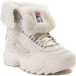 Fila Disruptor Shearling Boots - Beige 2060 - Womens - 8