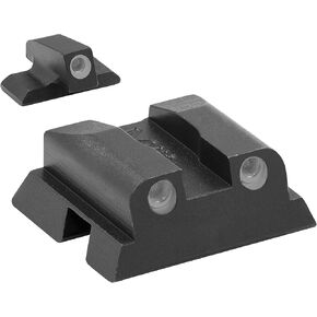 MEPRO Tru-Dot tritium Night Sights Compatible with Beretta Green tritium dots Glow on Sight self Illuminated Meprolight Fixed high Durability Metal Sights