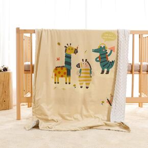 Soft Baby Blankets for Boys, Newborn Essential, Comfortable Toddler Blanket for Stroller-Crib-Daycare, Cozy Baby Blankets for Girls