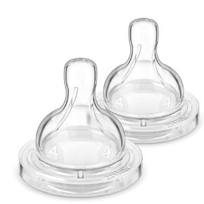 Philips Avent Anti-Colic Baby Bottle Flow 4 Nipple, 2pk, SCY764/02
