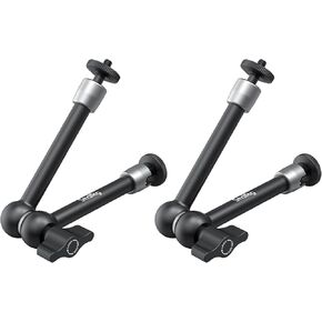 SmallRig 9.8-inch Magic Arm 2-Pack, Adjustable Articulating Friction Arm Mount with 1/4"-20 Thread Screw, for Camera Monitor/LED Light Setup, 5317