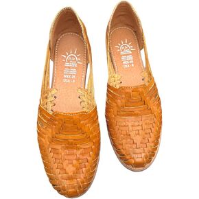 Huaraches Mexicanos Para Mujer - Chanclas التقليدية ، Guaraches de Mujer ، Sandalias Mexicanas Para Women - Sandals Huarache de Mujer المريحة والأنيقة (DOM على غرار)