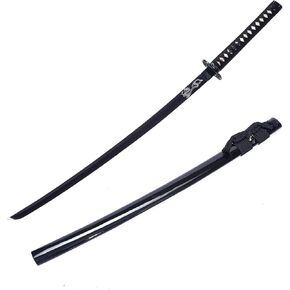 siwode Katana Handmade Full Tang Sharp, Alloy Golden Dragon Tsuba Japanese Samurai Sword High Carbon Steel 1060, 40-Inch