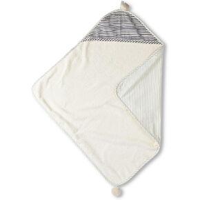 PEHR Hooded Towel, Life Aquatic | Absorbent French Terry & Soft Brushed 100% Cotton | 30" x 30"