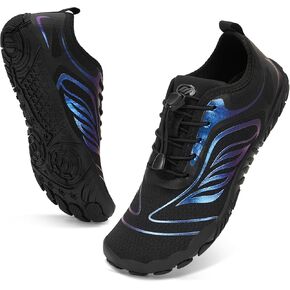 Hike Barefoot Water Swim Shoes for Women Men Footwear, Beach Sports Quick Dry Aqua Wide Toe Box Non-Slip Athletic Shoes for Pool River Hiking Diving Surfing Kayaking Boating Fishing Water Sports Gym