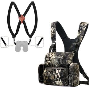 Binocular Harness Chest Pack and Binocular Harness X-Shaped Strap Bundled Products