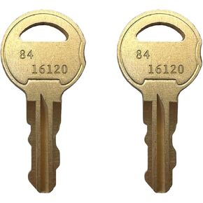 (2) 84-16120 4001-035 Keys for Doorking DKS Keypads, Gate Telephone Entry System, Gate Operators and Openers Made After 1997 and Before 2020