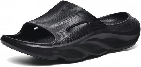 Recovery Slides for Men and Women - Orthopedic Sandals with Arch Support & Thick Cushion, Plantar Fasciitis Slippers, Lightweight Non-Slip Slides for Post-Workout Recovery in Saudi Arabia