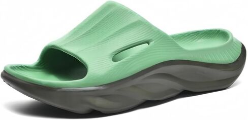 Recovery Slides for Men and Women - Orthopedic Sandals with Arch Support & Thick Cushion, Plantar Fasciitis Slippers, Lightweight Non-Slip Slides for Post-Workout Recovery in Saudi Arabia