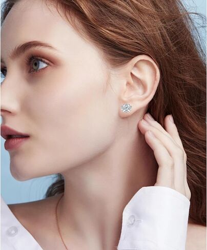 925 Sterling Silver Dachshund Earrings Stud Hypoallergenic Cute Puppy Dog Gifts Jewelry for Women Dachshund Lovers in Saudi Arabia
