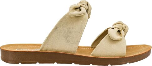 Corkys Footwear Women's Take A Bow Sandals - Where Comfort Meets Chic with Lightweight Feel, Two Straps With a Dainty Bow Detail, And Comfortable Insoles in Saudi Arabia