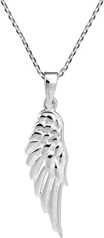 AeraVida Enchanting Shiny Everyday Angel's Wing .925 Sterling Silver Dangle Earrings | Casual Sterling Silver Dangle Earring for Women | Jewelry Gift in Saudi Arabia