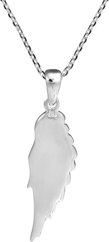 AeraVida Enchanting Shiny Everyday Angel's Wing .925 Sterling Silver Dangle Earrings | Casual Sterling Silver Dangle Earring for Women | Jewelry Gift in Saudi Arabia