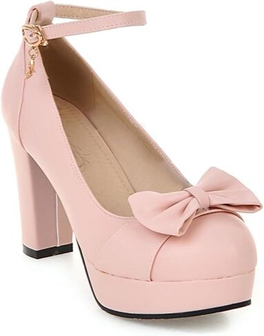 Beaupas Women's Buckle Cankle Strap CHENTY HEELS CHENTER CHENT in Kuwait