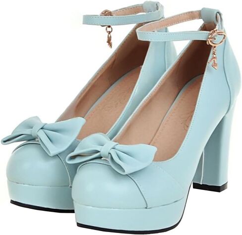 Beaupas Women's Buckle Cankle Strap CHENTY HEELS CHENTER CHENT in Kuwait