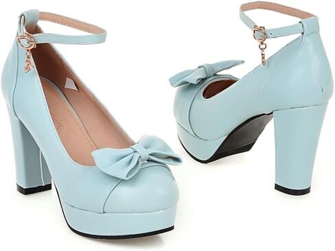 Beaupas Women's Buckle Cankle Strap CHENTY HEELS CHENTER CHENT in Kuwait
