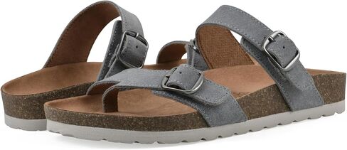 White Mountain Women Women's Grams Signature Signature Mosted Synded Sandal in Saudi Arabia