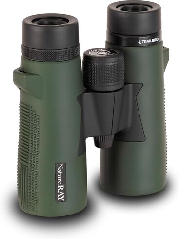 Trailbird 10x42 Binoculars, Lightweight and Waterproof with Premium Optical Performance, BaK4 Prisms, Fully Multicoated Lenses, Ideal for Hiking, Birdwatching, and Wildlife Observation-Green in Saudi Arabia