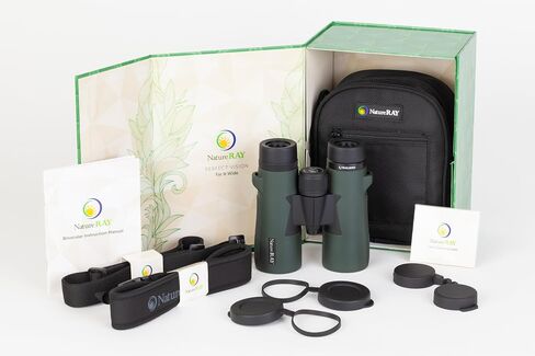 Trailbird 10x42 Binoculars, Lightweight and Waterproof with Premium Optical Performance, BaK4 Prisms, Fully Multicoated Lenses, Ideal for Hiking, Birdwatching, and Wildlife Observation-Green in Saudi Arabia