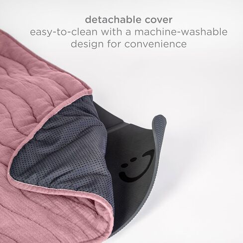 Ubbi Baby Floor Mat, Thick and Comfortable 40.5 x 57 Padded Play Mat for Babies and Toddlers, Detachable Cotton Muslin Cover, Machine Washable and Foldable, Taupe in Saudi Arabia