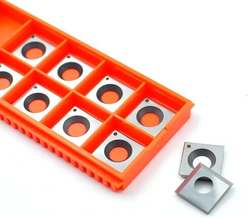 14 مللي متر مربع مستقيم كربيد إدراج القواطع (14x14x2.0 مللي متر مع مسامير) يناسب دوامة/حلزونية المسوي القاطع رئيس مخرطة أدوات الخشب. in Kuwait