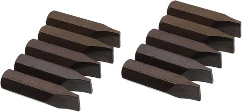 Magnetic Slotted Screwdriver Bits 8mm Flat Head Bits with 5/16" Hex Shank SL8 Screwdriver Bit-10pcs in Saudi Arabia