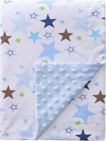 Gina Era Baby Blankets for Boys Girls 30 * 40″, Super Soft Comfy Blankets Double Layer with Dotted Backing for Toddler, Nursery Bed Blanket Stroller Crib Shower Gifts for Newborn (Pink Elephant) in Kuwait