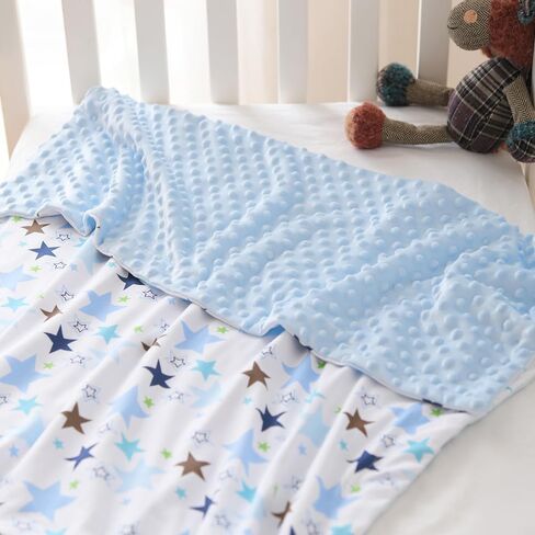 Gina Era Baby Blankets for Boys Girls 30 * 40″, Super Soft Comfy Blankets Double Layer with Dotted Backing for Toddler, Nursery Bed Blanket Stroller Crib Shower Gifts for Newborn (Pink Elephant) in Kuwait