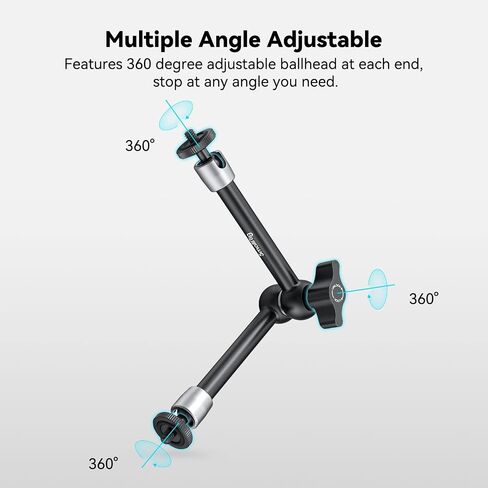 Smallrig 9.8 بوصة السحرية الذراع 2 عبوة ، وذراع الذراع التعبير القابل للتعديل مع 2/4 "برغي الخيط ، لتجهيز الكاميرا/مصباح LED ، 5317 in Kuwait