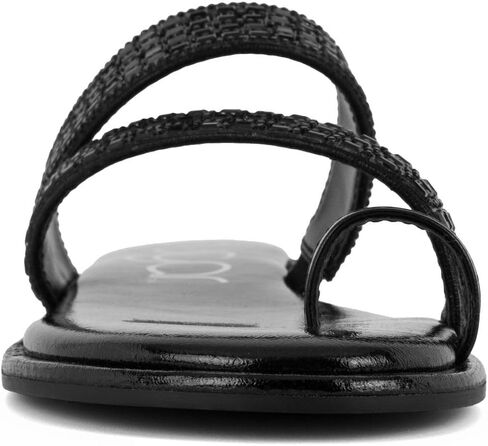 Sugar Women's Strappy Toe Loop Sandals with Cushioned Sole – Open-Toe Slip-On Flip Flops in Vegan Leather in Saudi Arabia