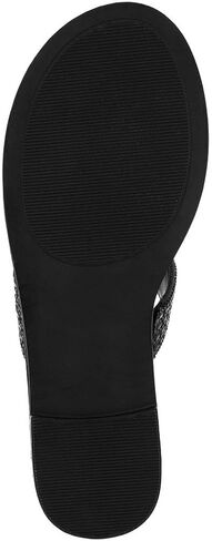 Sugar Women's Strappy Toe Loop Sandals with Cushioned Sole – Open-Toe Slip-On Flip Flops in Vegan Leather in Saudi Arabia