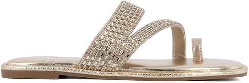 صندل حلقة إصبع القدم السكر للسيدات مع نعل سليدي-انزلاق مفتوح على أخمص القدمين يتخبطون في جلد نباتي in Kuwait