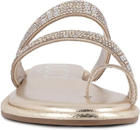 صندل حلقة إصبع القدم السكر للسيدات مع نعل سليدي-انزلاق مفتوح على أخمص القدمين يتخبطون في جلد نباتي in Kuwait