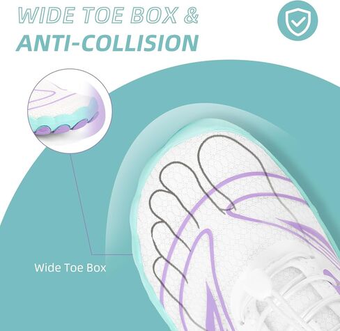 Hike Barefoot Water Swim Shoes for Women Men Footwear, Beach Sports Quick Dry Aqua Wide Toe Box Non-Slip Athletic Shoes for Pool River Hiking Diving Surfing Kayaking Boating Fishing Water Sports Gym in Saudi Arabia