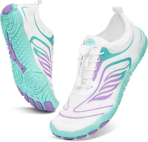 Hike Barefoot Water Swim Shoes for Women Men Footwear, Beach Sports Quick Dry Aqua Wide Toe Box Non-Slip Athletic Shoes for Pool River Hiking Diving Surfing Kayaking Boating Fishing Water Sports Gym in Saudi Arabia