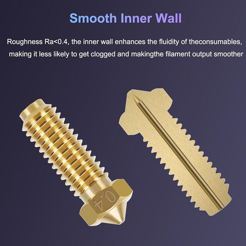 10pcs 0.4 ملم فوهات نحاسية لـ anycubic kobra 3 ، طقوس فوهة البثق مع إبرة التنظيف والملاقط والغرور in Saudi Arabia