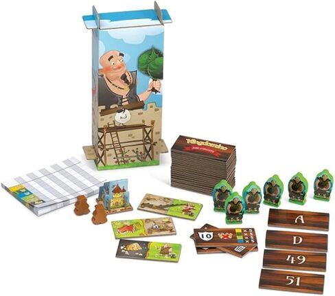 BLUE ORANGE GAMES Dragomino، My First Kingdomino- لعبة استراتيجية للأطفال من 2 إلى 4 لاعبين - للأعمار من 5 سنوات فما فوق in Saudi Arabia