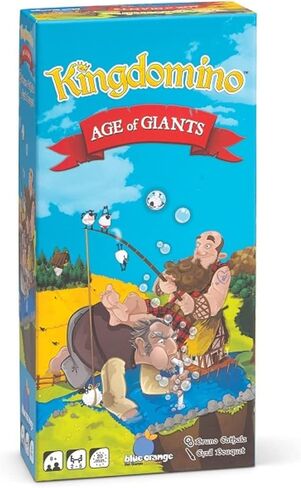 BLUE ORANGE GAMES Dragomino، My First Kingdomino- لعبة استراتيجية للأطفال من 2 إلى 4 لاعبين - للأعمار من 5 سنوات فما فوق in Saudi Arabia