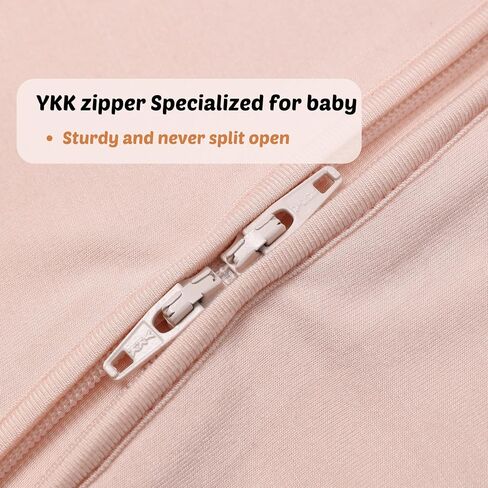 Baby Pajamas for Boys & Girls 0-24 Months, Viscose from Bamboo, Opaque Convertible Sleeper, Snug Fit, YKK 2-Way Zipper in Saudi Arabia