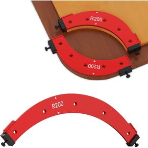 Woodworking Round Corner Radius Templates, Radius Corner Jigs for Wood Working, Woodworking Tools Round Corners, Radius Jig Router Templates Corner Radius Routing Templates, Router Radius Jig, R200