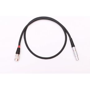 Male 0B 2pin to Female 4pin Hirose Power Cable 1.96ft for SmallHD DP7 DP7-Pro,AC7-OLED