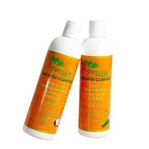J'Organic Solutions Biotin shampoo & Conditioner Hydrating and Strengthening- with Biotin- Phthalates-Free, No Sulfate, Paraben-free Baby And Toddler Shampoo and Conditioner (12 Fl oz)